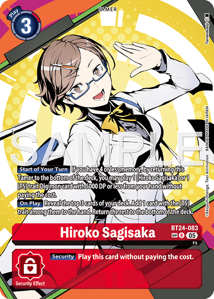 (Pre-order 23/01/2026) Hiroko Sagisaka (BT24-083) SP Alternative Art