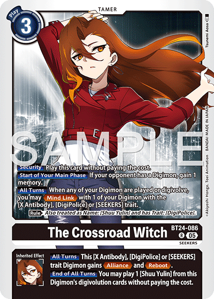 (Pre-order 23/01/2026) The Crossroad Witch (BT24-086) Rare