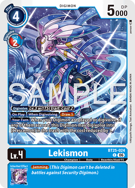(Pre-order 22/05/2026) Lekismon (BT25-024) Common
