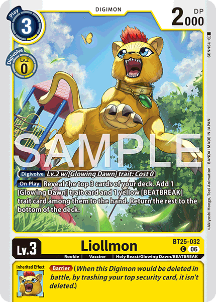 (Pre-order 22/05/2026) Liollmon (BT25-032) Common