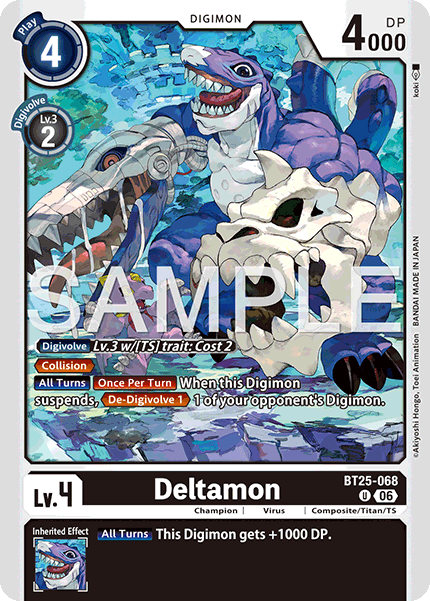 (Pre-order 22/05/2026) Deltamon (BT25-068) Uncommon