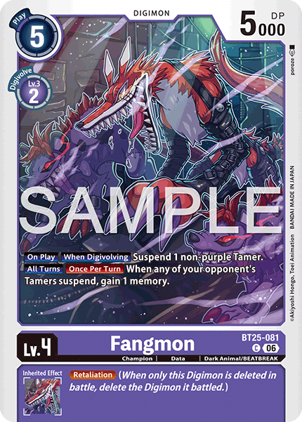 (Pre-order 22/05/2026) Fangmon (BT25-081) Common