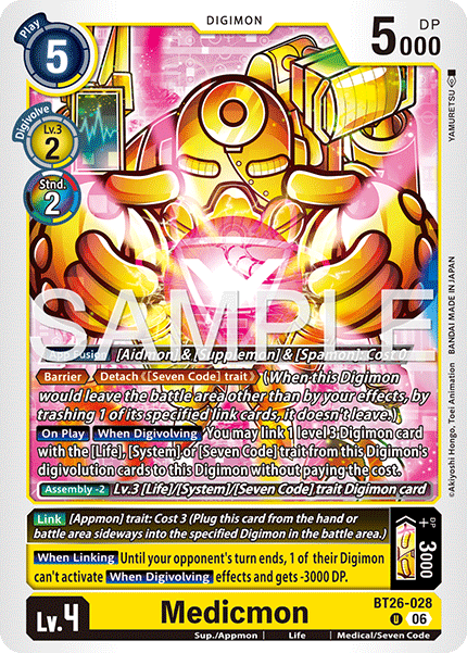 (Pre-order 28/08/2026) Medicmon (BT26-028) Uncommon