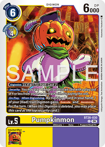 (Pre-order 28/08/2026) Pumpkinmon (BT26-030) Common