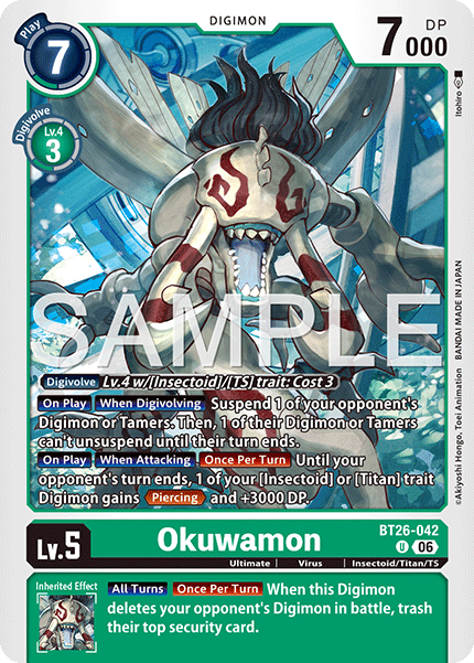 (Pre-order 28/08/2026) Okuwamon (BT26-042) Uncommon