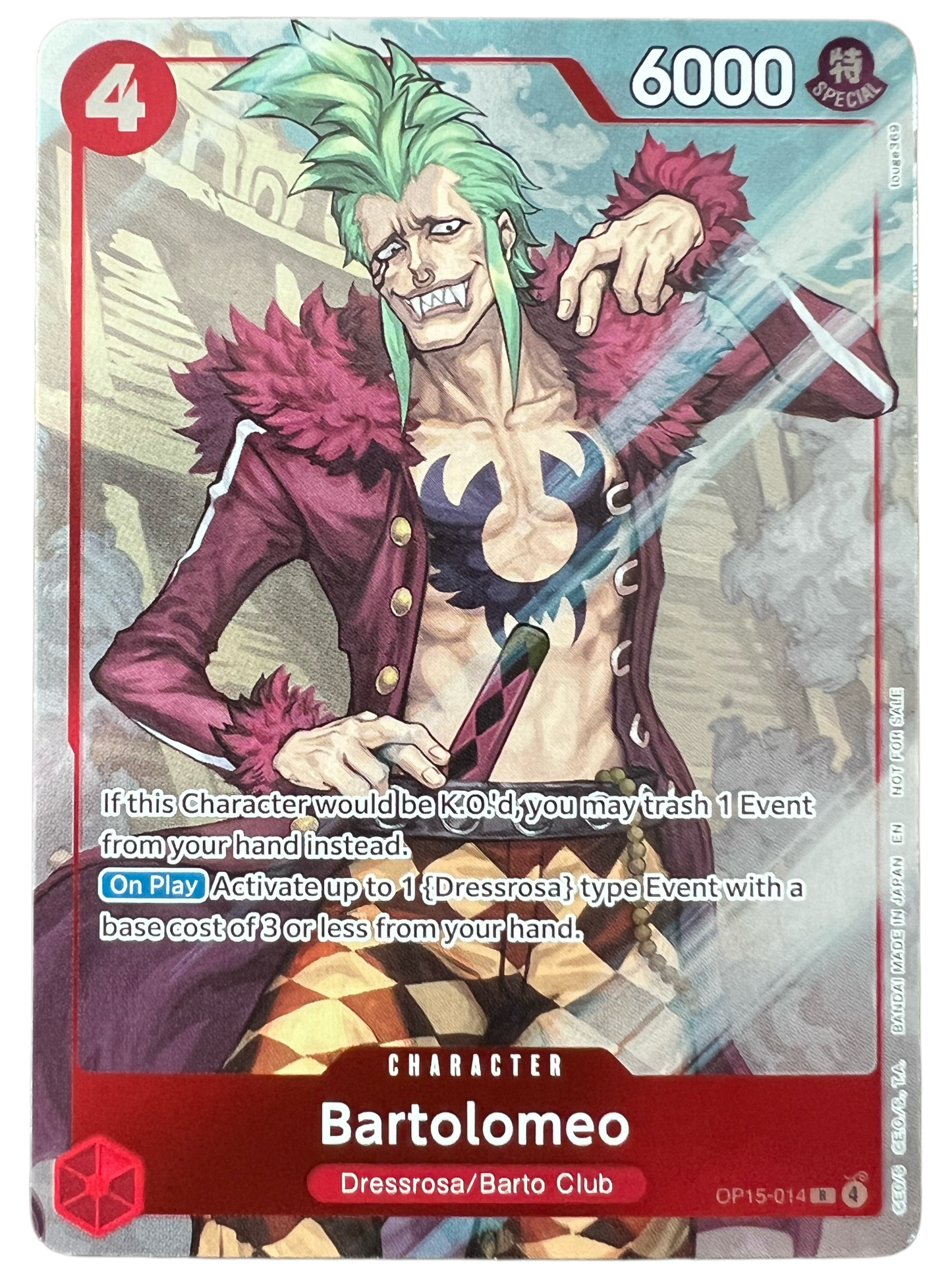 Bartolomeo (OP15-014) Adventure on Kami's Island Dash Pack