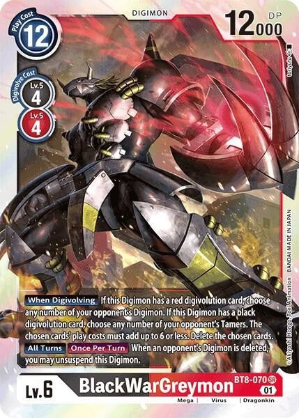 BlackWarGreymon (BT8-070) (Revision Pack 2023)