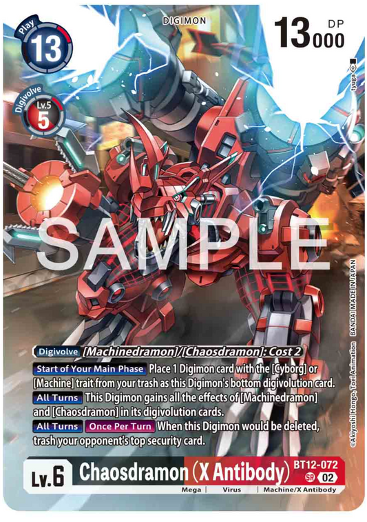 Chaosdramon (X Antibody) (BT12-072) Special Limited Set