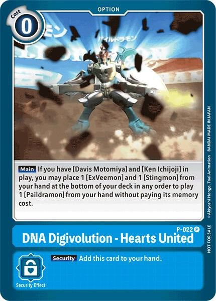 DNA Digivolution - Hearts United (P-022) (Special Memorial Pack)