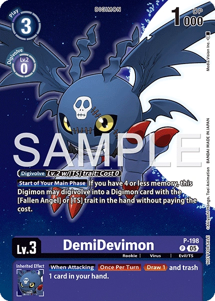 DemiDevimon (P-198) Time Stranger Promo