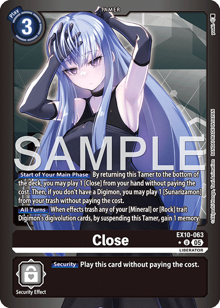 Close (EX10-063) Limited Uncommon