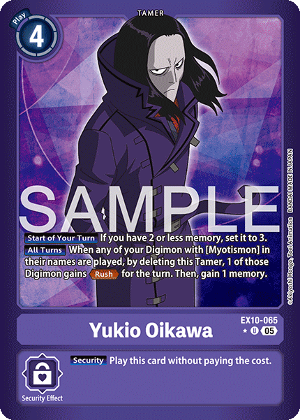 Yukio Oikawa (EX10-065) Limited Uncommon
