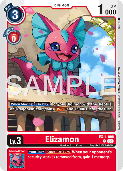 Elizamon (EX11-008) Common