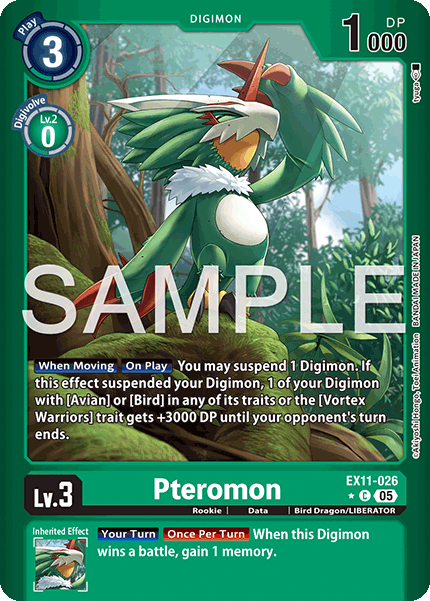 Pteromon (EX11-026) Limited Common