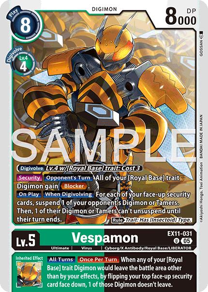 Vespamon (EX11-031) Uncommon