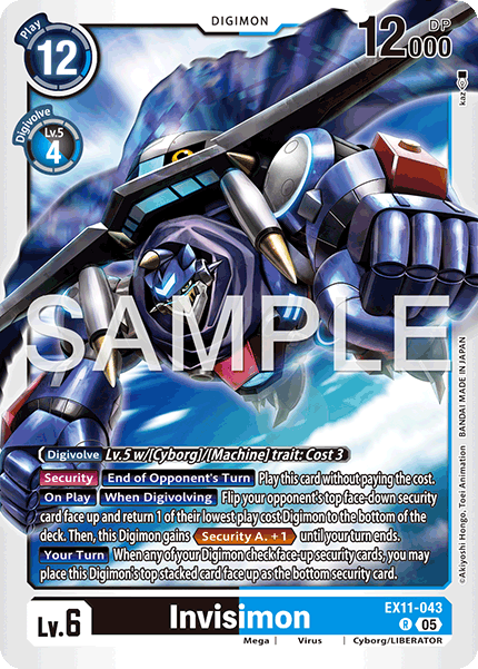 Invisimon (EX11-043) Rare