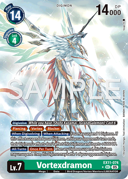 Vortexdramon (EX11-074) Alternative Art