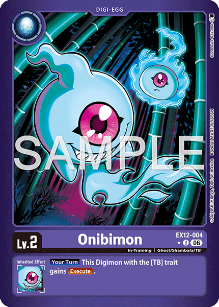 (Pre-order 3rd July 2026) Onibimon (EX12-004) Limited Uncommon