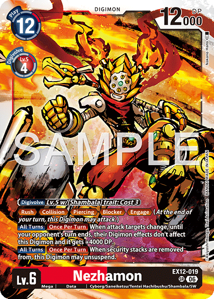 (Pre-order 3rd July 2026) Nezhamon (EX12-019) Super Rare