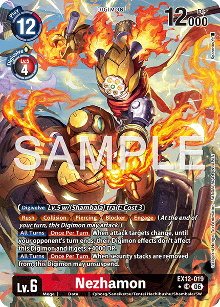 (Pre-order 3rd July 2026) Nezhamon (EX12-019) Alternative Art