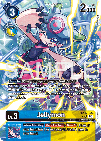 (Pre-order 3rd July 2026) Jellymon (EX12-023) Box Topper
