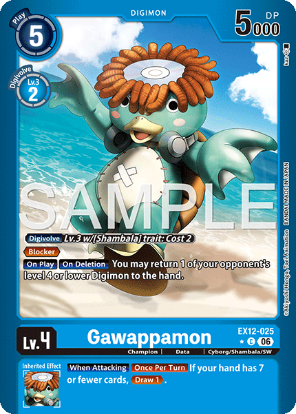 (Pre-order 3rd July 2026) Gawappamon (EX12-025) Limited Common