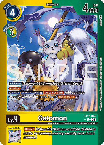 (Pre-order 3rd July 2026) Gatomon (EX12-042) Limited Common