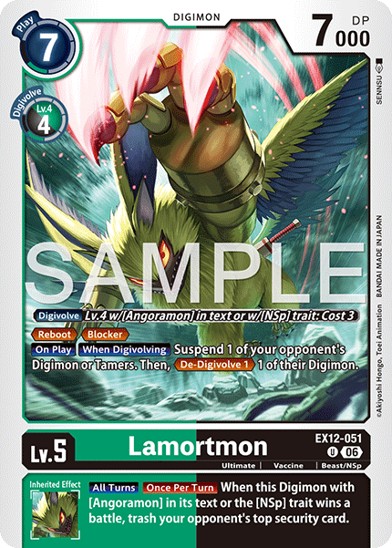 (Pre-order 3rd July 2026) Lamortmon (EX12-051) Uncommon