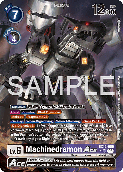 (Pre-order 3rd July 2026) Machinedramon ACE (EX12-059) Alternative Art