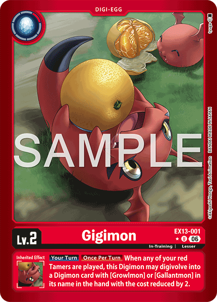 Gigimon (EX13-001) Limited Uncommon