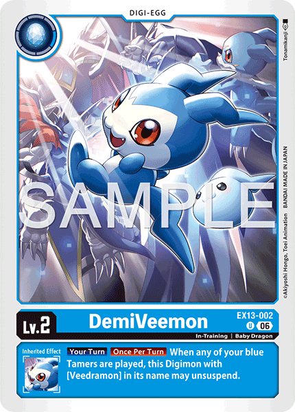 (Pre-order 2nd October 2026) DemiVeemon (EX13-002) Uncommon