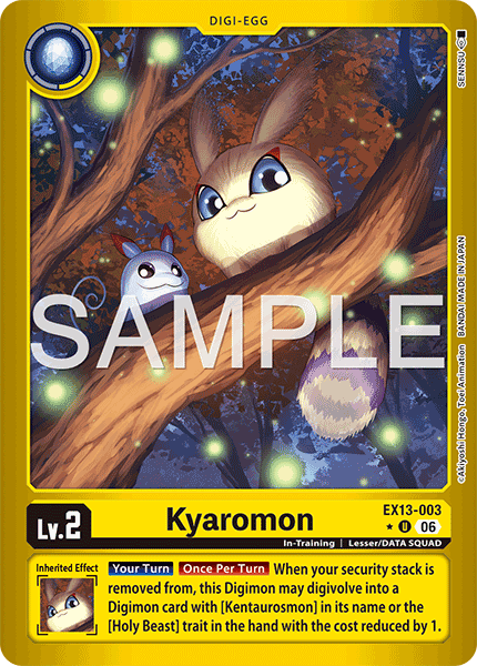 Kyaromon (EX13-003) Limited Uncommon