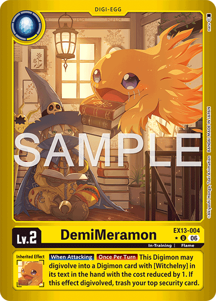 DemiMeramon (EX13-004) Limited Uncommon