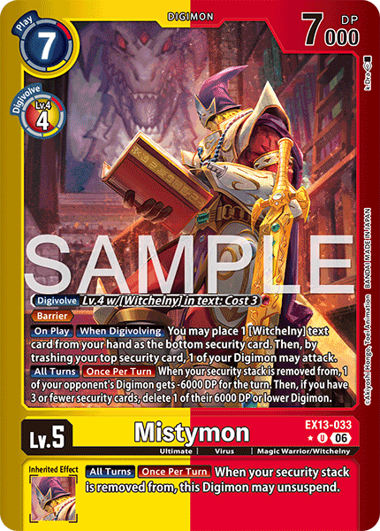 Mistymon (EX13-033) Limited Uncommon