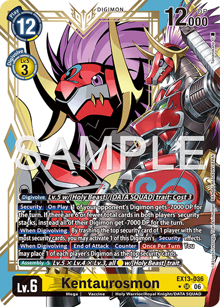 (Pre-order 2nd October 2026) Kentaurosmon (EX13-036) Alternative Art