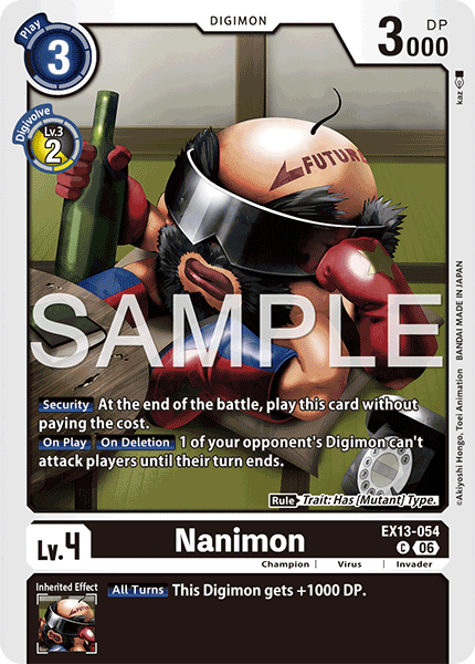 (Pre-order 2nd October 2026) Nanimon (EX13-054) Common