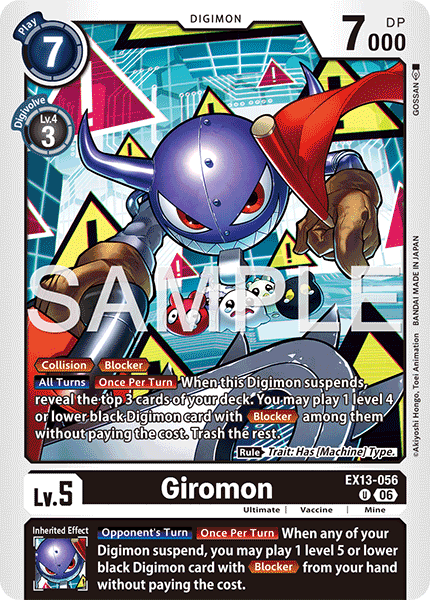 (Pre-order 2nd October 2026) Giromon (EX13-056) Uncommon