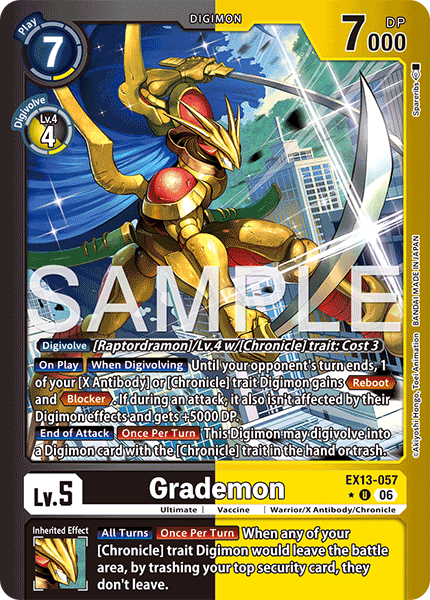 Grademon (EX13-057) Limited Uncommon