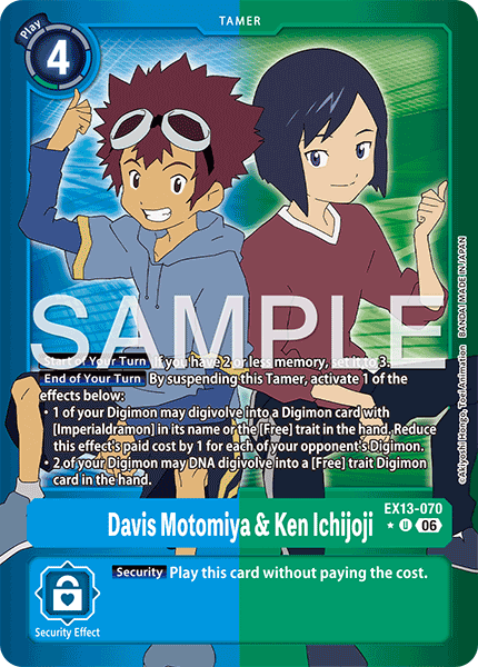 Davis Motomiya & Ken Ichijoji (EX13-070) Limited Uncommon