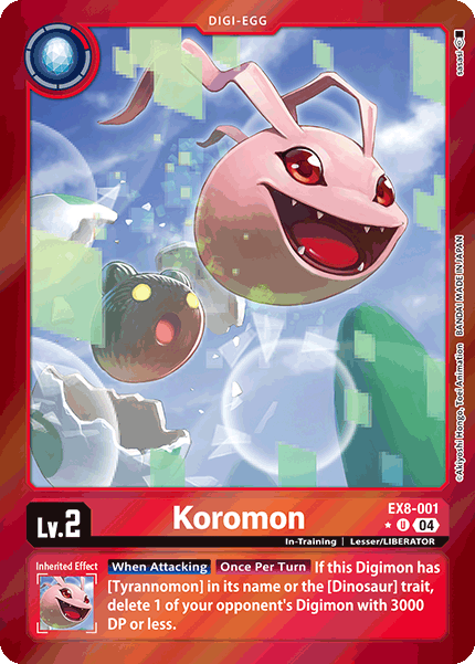 Koromon (EX8-001) Limited Uncommon