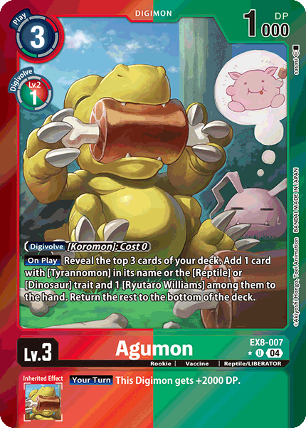 Agumon (EX8-007) Limited Uncommon
