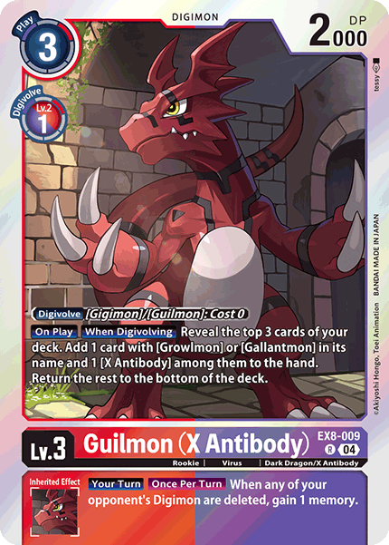 Guilmon (X Antibody) (EX8-009) Rare