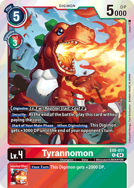 Tyrannomon (EX8-011) Rare