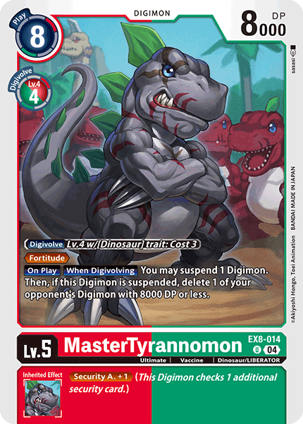 MasterTyrannomon (EX8-014) Uncommon