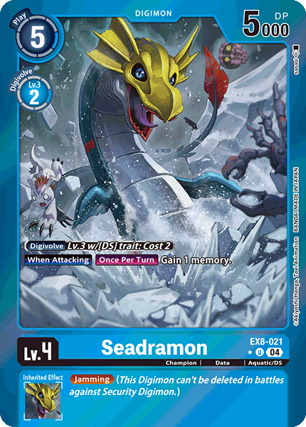 Seadramon (EX8-021) Limited Uncommon