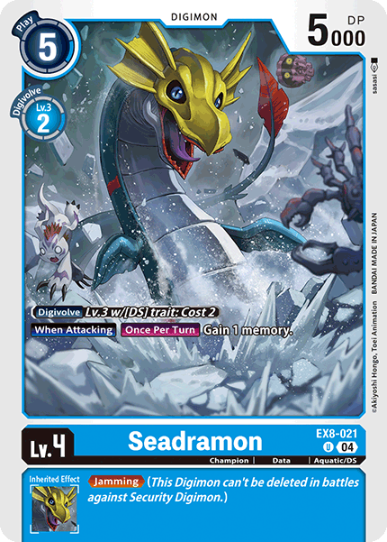 Seadramon (EX8-021) Uncommon
