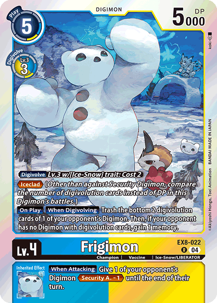 Frigimon (EX8-022) Rare