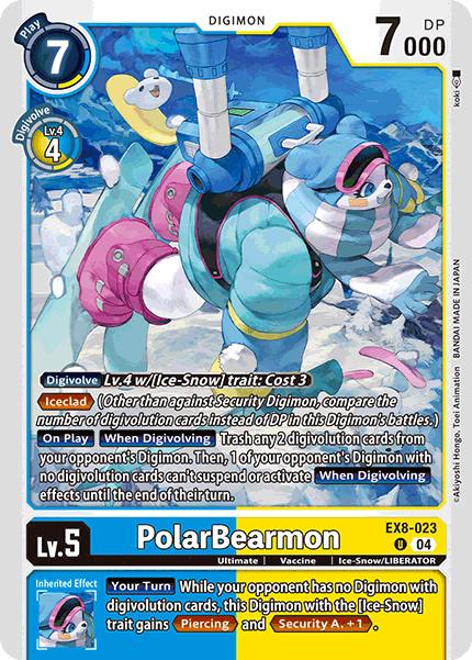 PolarBearmon (EX8-023) Uncommon