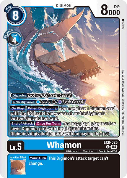Whamon (EX8-025) Uncommon