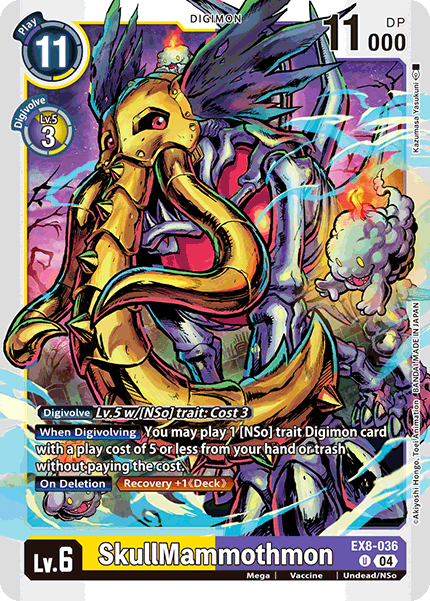 SkullMammothmon (EX8-036) Uncommon